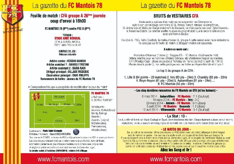 FC MANTOIS 78